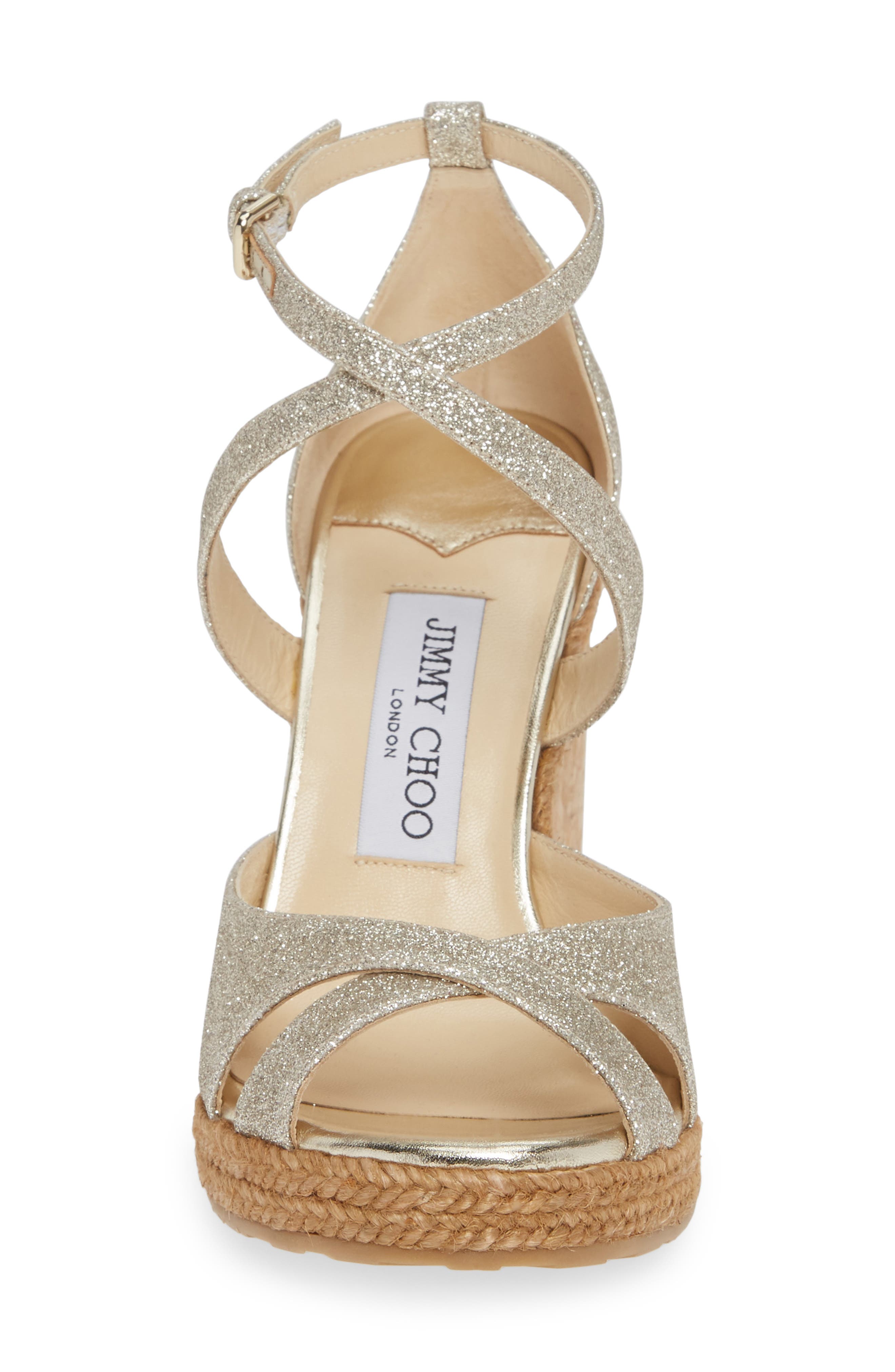 Jimmy Choo Alanah Espadrille Wedge Sandal, Alternate, color, 