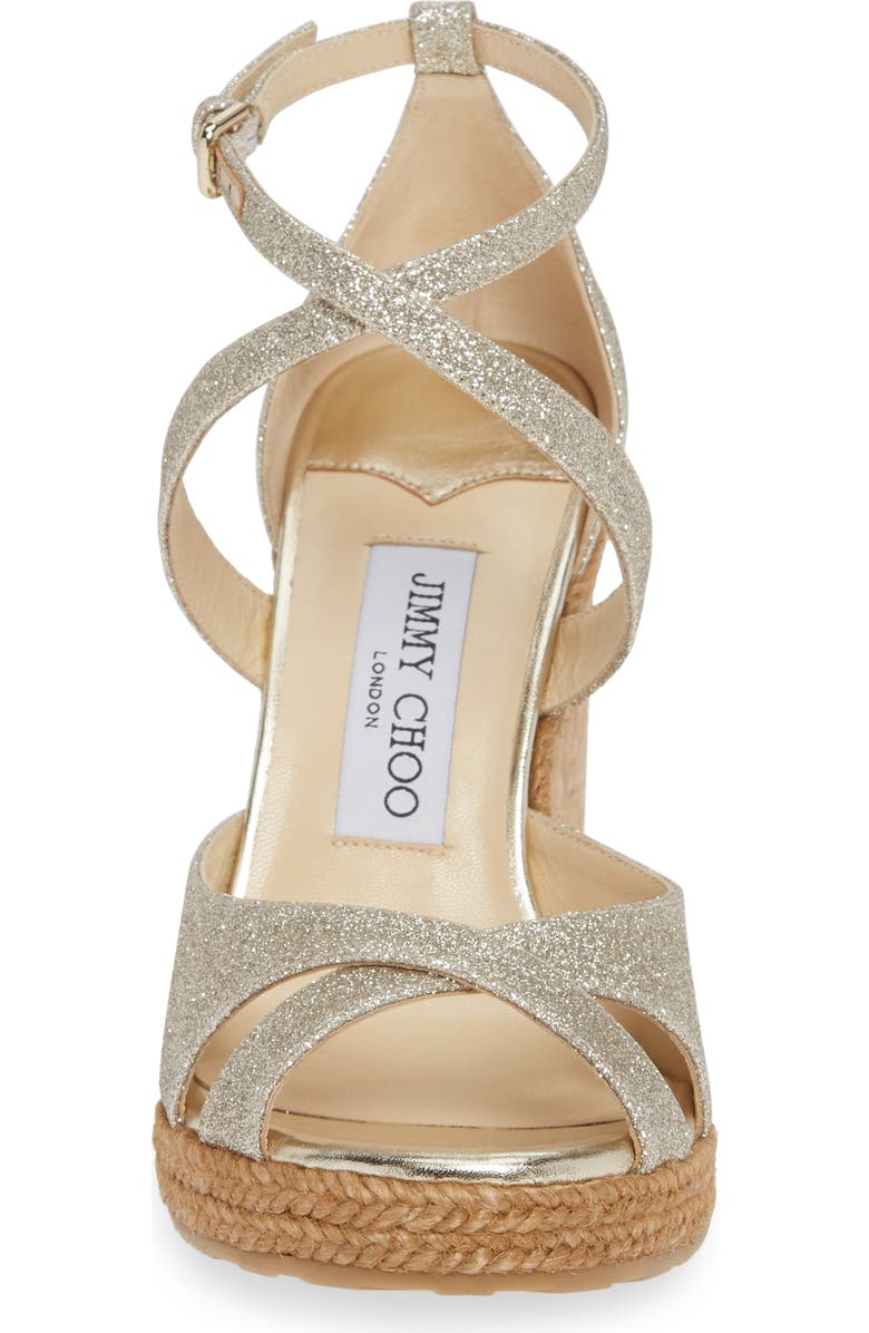 Jimmy Choo Alanah Espadrille Wedge Sandal, Alternate, color,