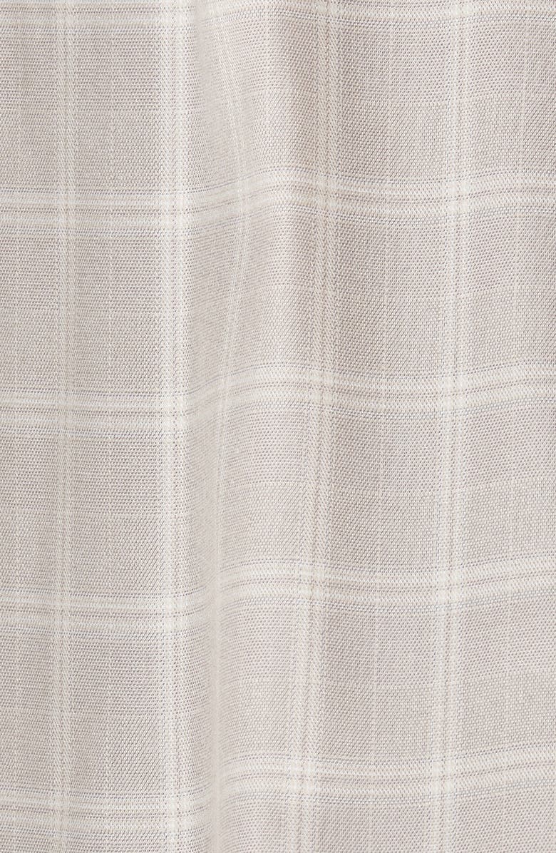 Nordstrom Plaid Detail Trench Coat, Alternate, color, 