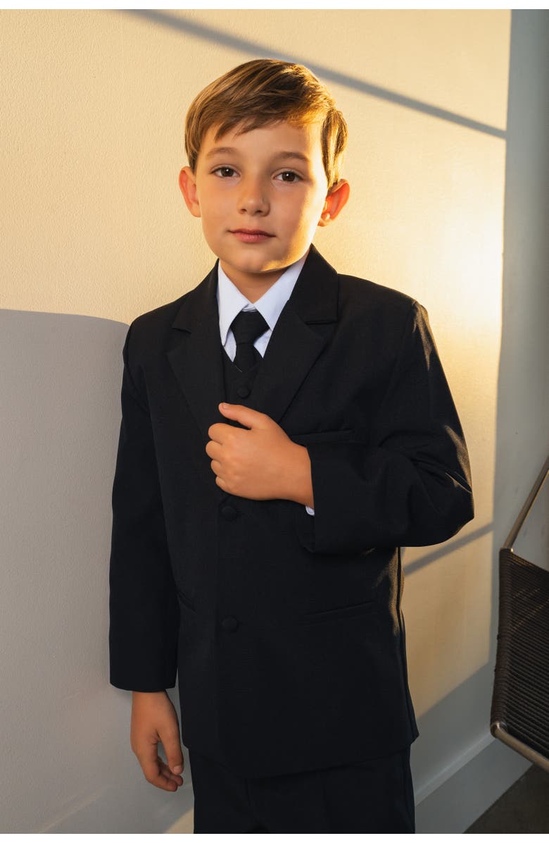 Peanut Butter Collection Kids' Joey 5-Piece Suit, Alternate, color, Black