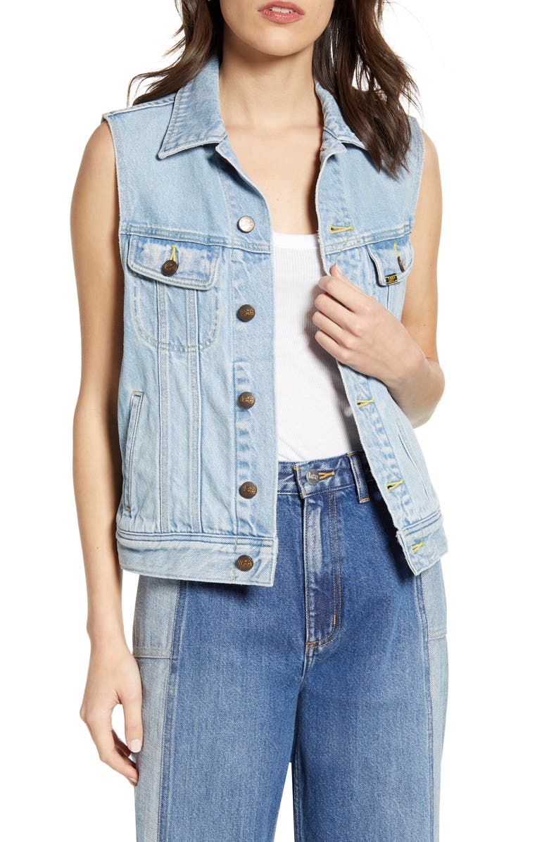 Lee Rider Denim Vest, Main, color, 