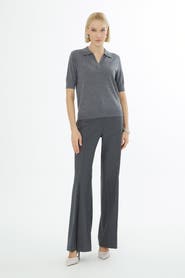 Gizia Off-Shoulder Knit Sweater