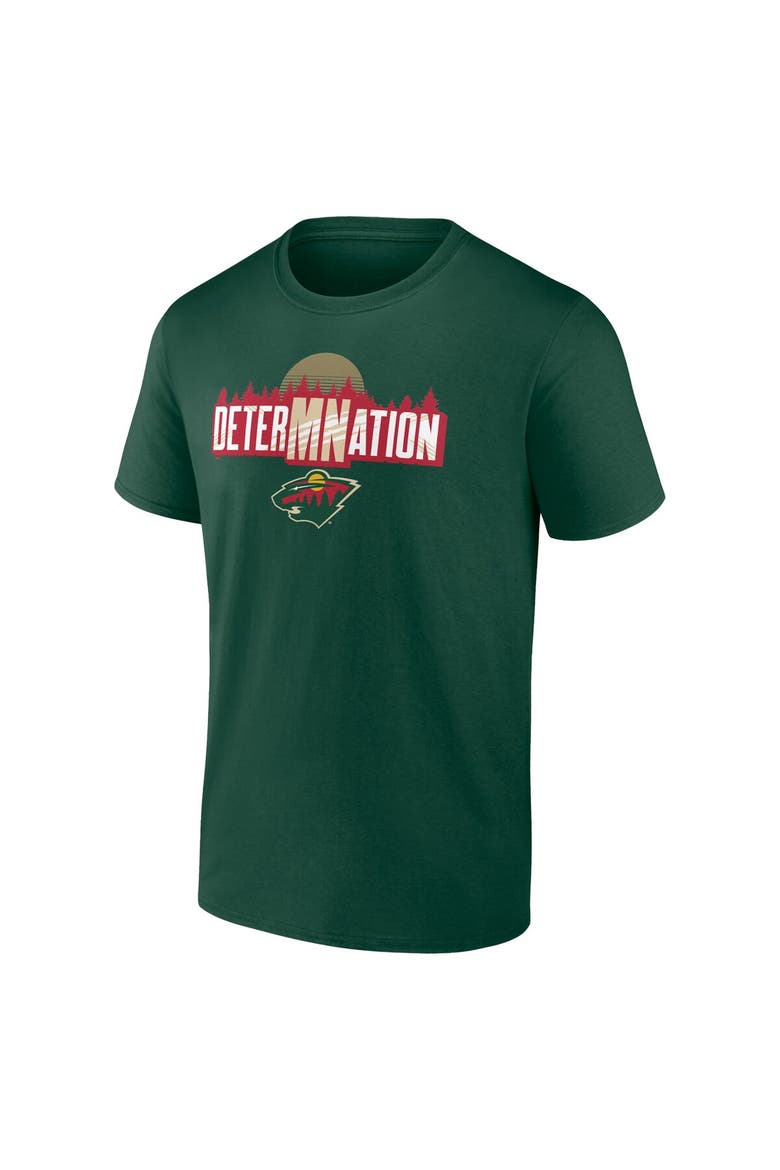 Men's Fanatics Branded Green Minnesota Wild Local T-Shirt, Alternate, color, Green