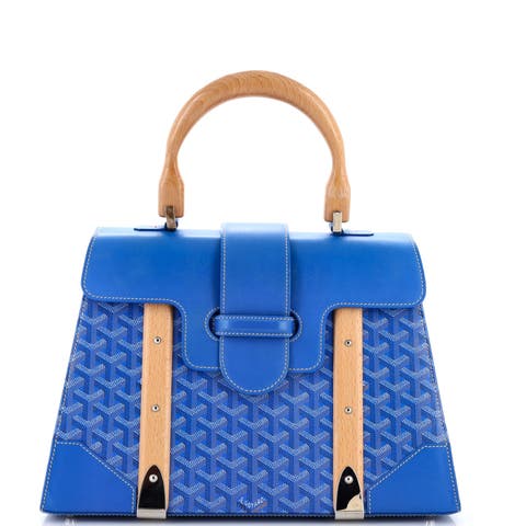 Saigon Top Handle Bag Coated Canvas with Leather MM