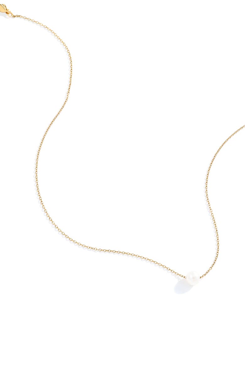 Mint & Lily Floating Pearl Necklace, Alternate, color, Gold-Tone