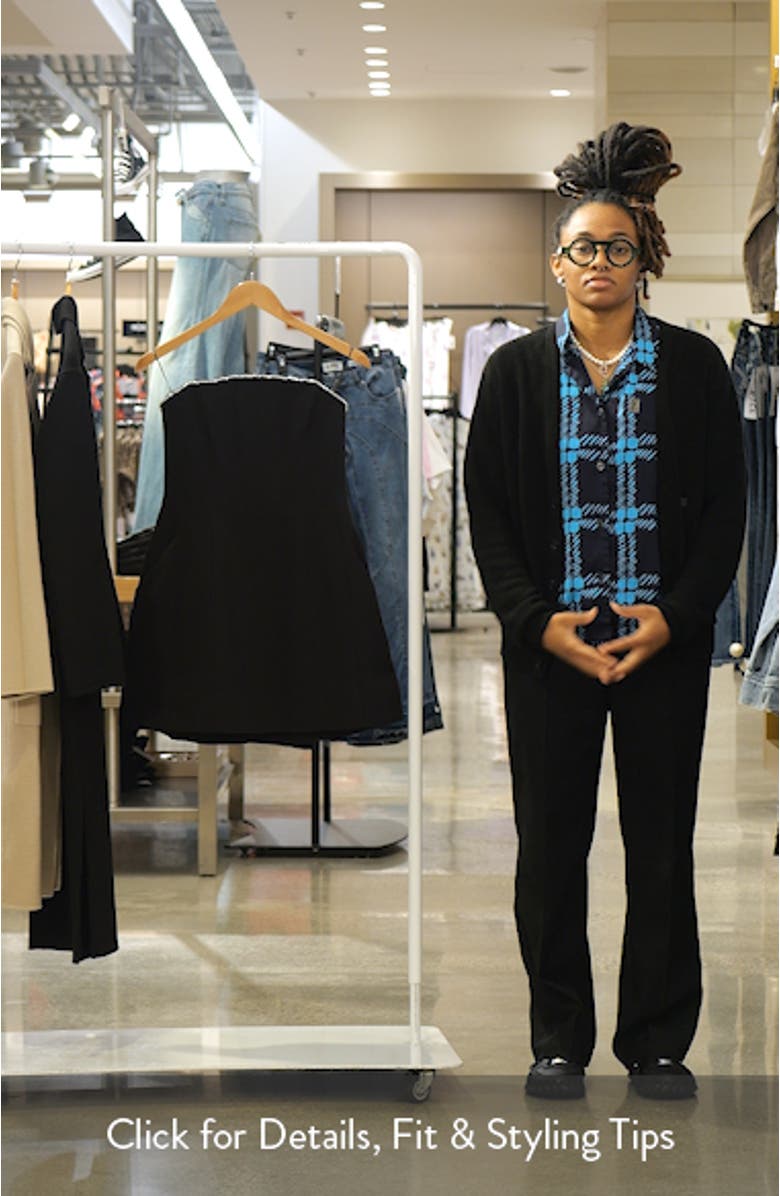 Karoline Crystal Trim Hourglass Cocktail Dress, sales video thumbnail