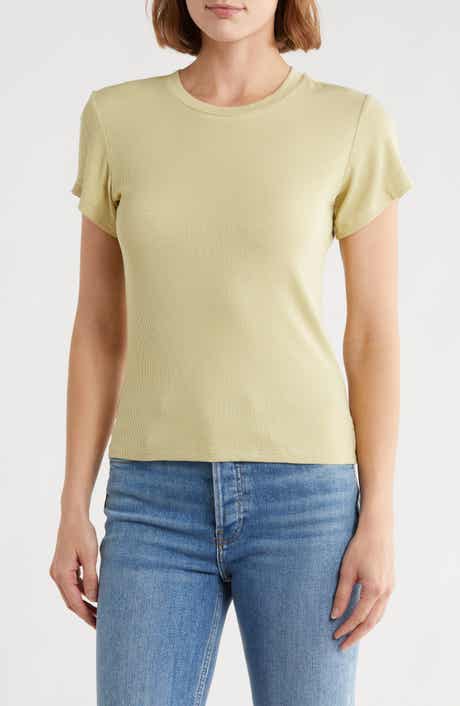 Sweet Romeo Ribbed Crewneck T-Shirt