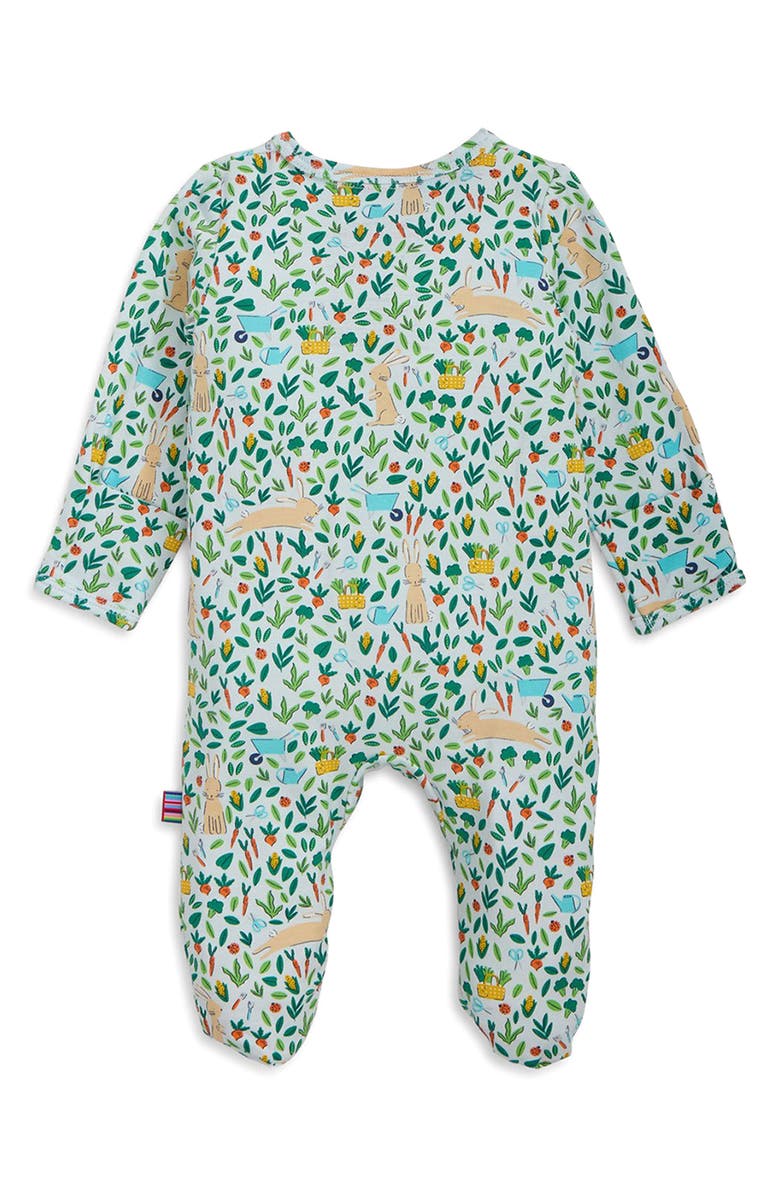 Magnetic Me Bunny Garden Magnetic Footie, Alternate, color, Bunny Garden