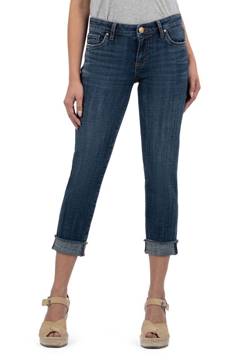 KUT from the Kloth Amy Crop Straight Leg Jeans, Main, color,