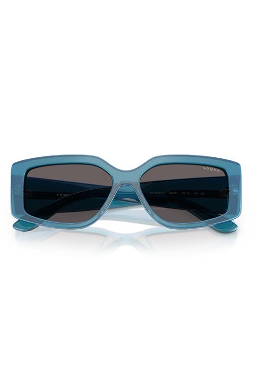 VOGUE VOGUE 55MM RECTANGULAR SUNGLASSES