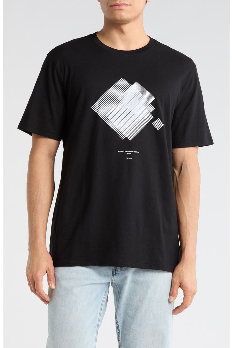 Bryce Graphic T-Shirt, Main, color, SHADOW SQUARE TRUE BLACK