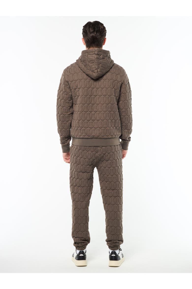 Aversa Quilted Hoodie, Alternate, color, MOREL