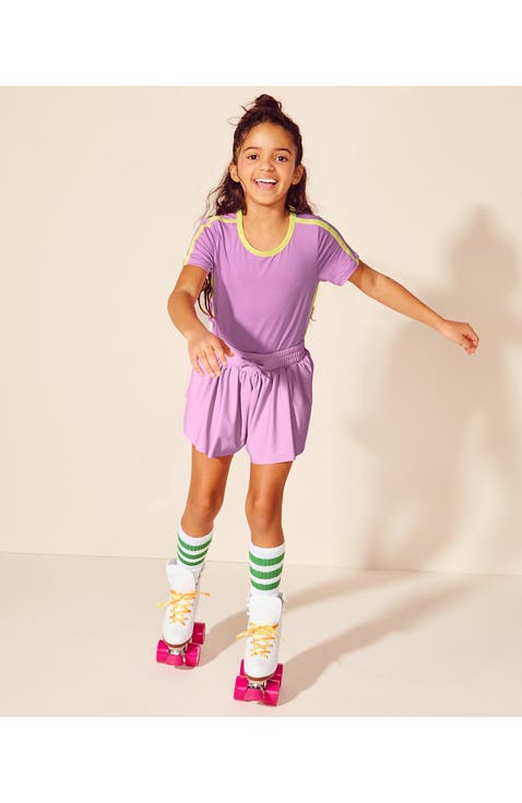 Girls Short Sleeve Performance Tee