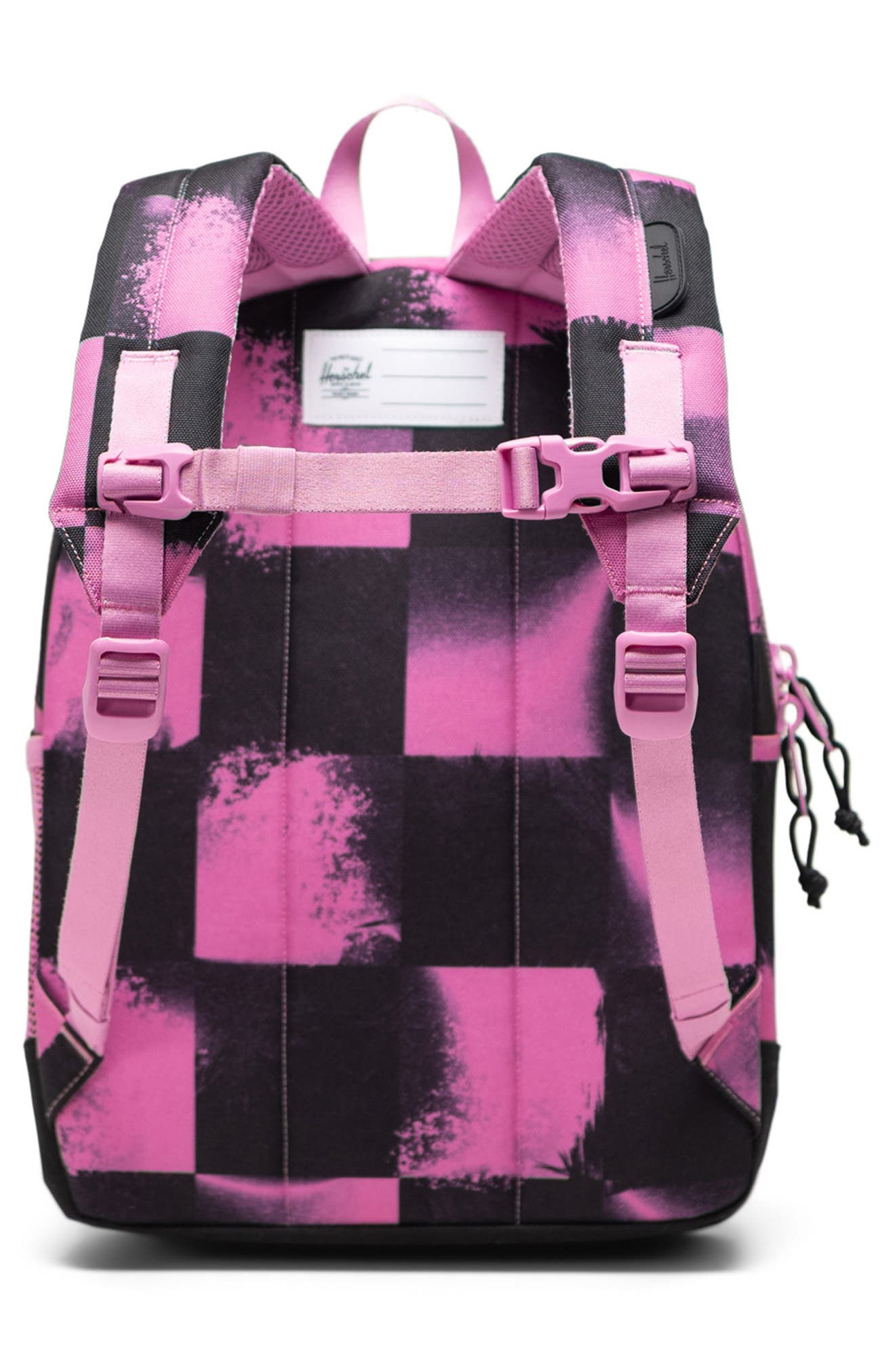 Herschel Supply Co. Kids' Heritage Youth Backpack, Alternate, color, Stencil Checker Opera Mauve