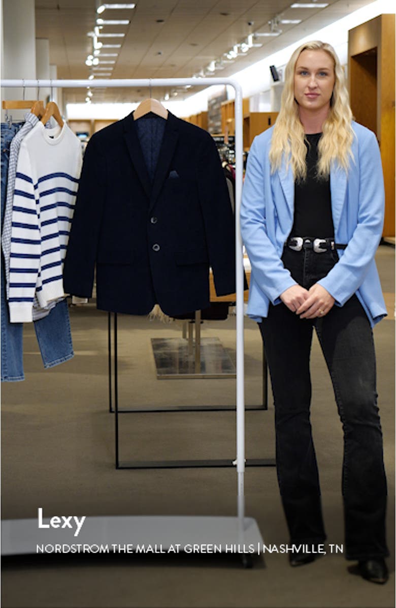 Kids' Stretch Cotton Corduroy Blazer, sales video thumbnail