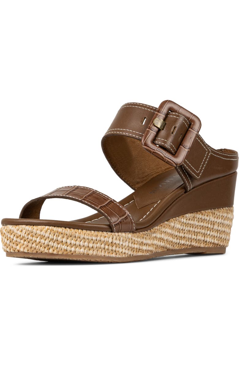 Donald Pliner Gizelle Platform Wedge Sandal, Main, color, Saddle