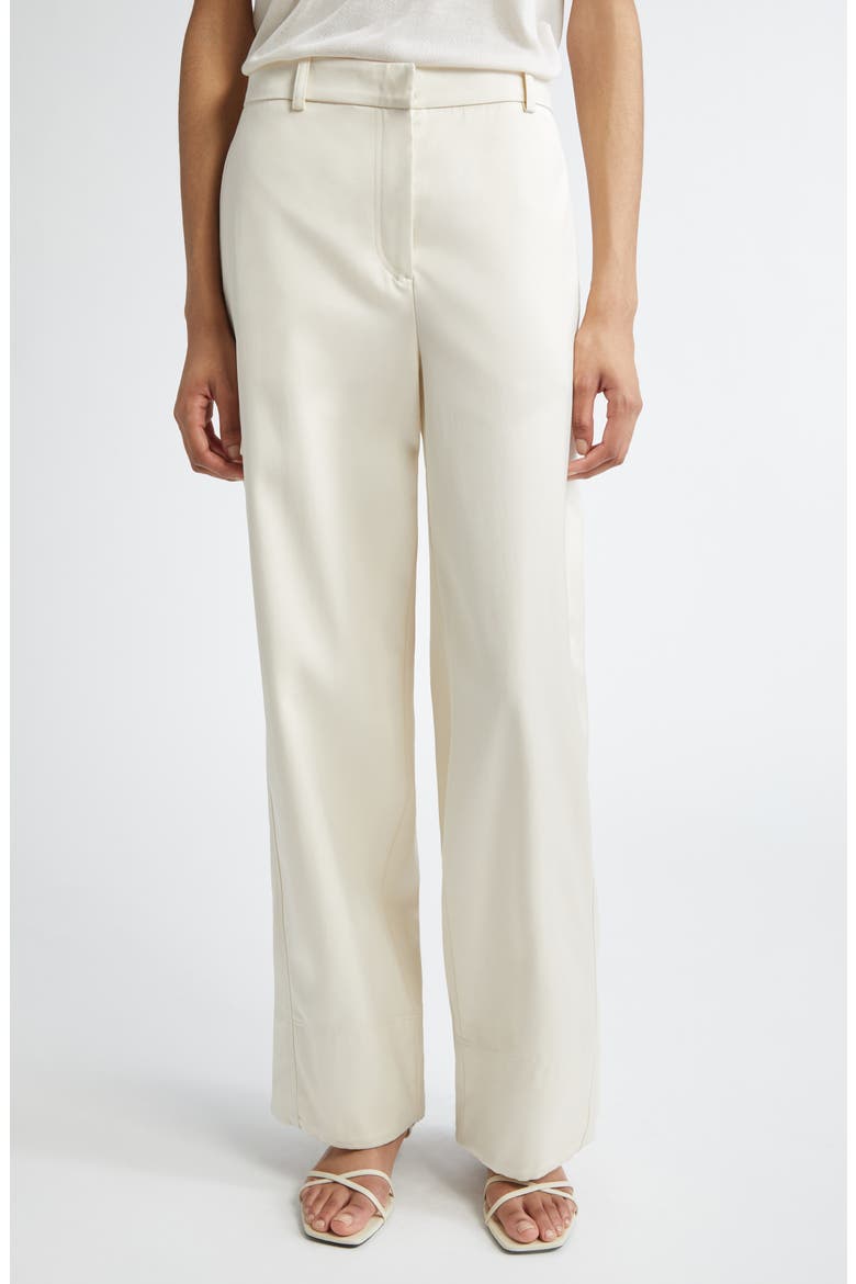 Twisted Seam Trousers, Main, color, ECRU