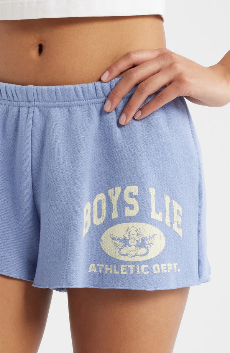 BOYS LIE Athletic Dept. V3 Graphic Sweat Shorts, Alternate, color, Blue