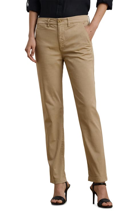パンツ THREE TO EIGHTY SIDE LACEUP TROUSERS BEIGE WIDE LEG PANTS WITH EMBROIDERED SIDE STRIPES - Sand | ZARA