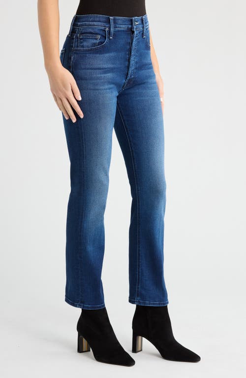 Mother The Tripper High Waist Ankle Taper Leg Jeans In Blue