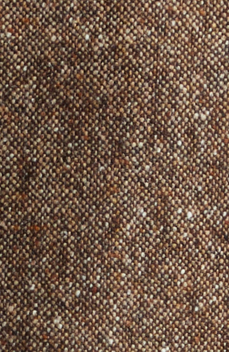 Nili Lotan Jamison Stretch Virgin Wool Jacket, Alternate, color, Espresso Donegal