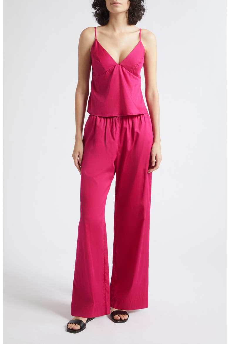 Yoko Triangle Tank Top, Alternate, color, AMARANTH