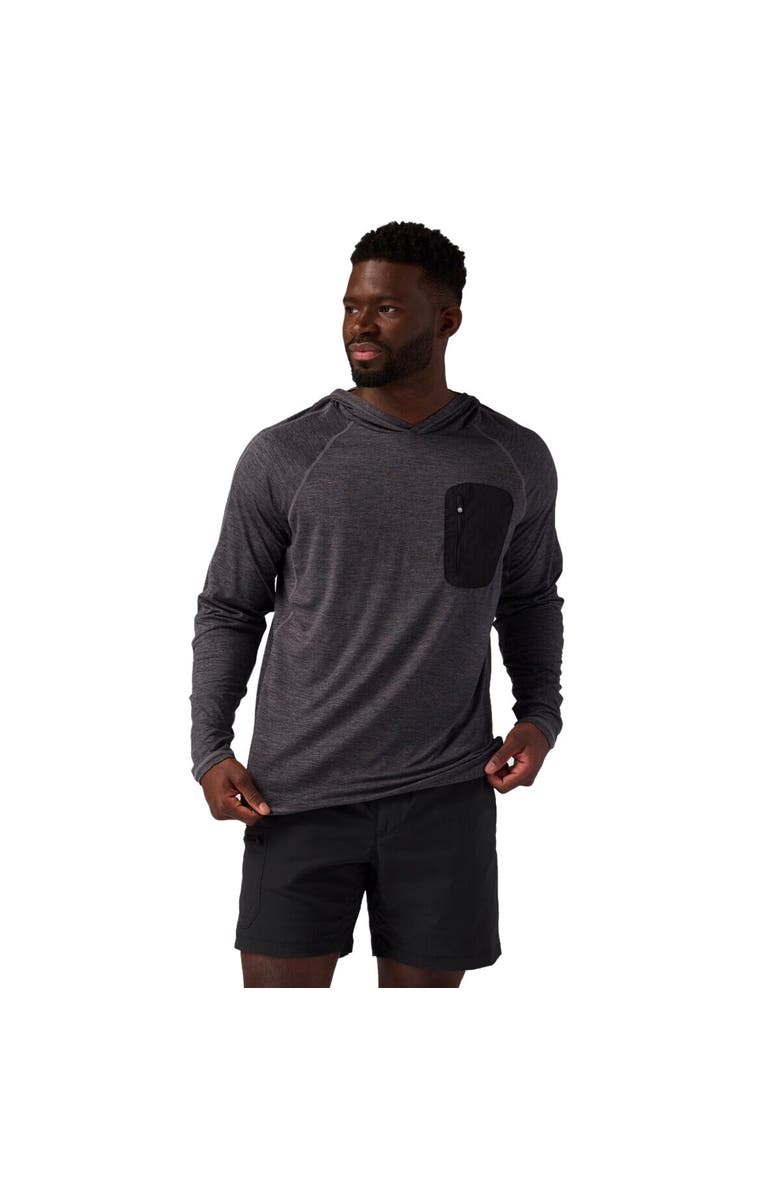 Backcountry Destination Pullover Hoodie - Men's, Alternate, color, Turbulence/Black