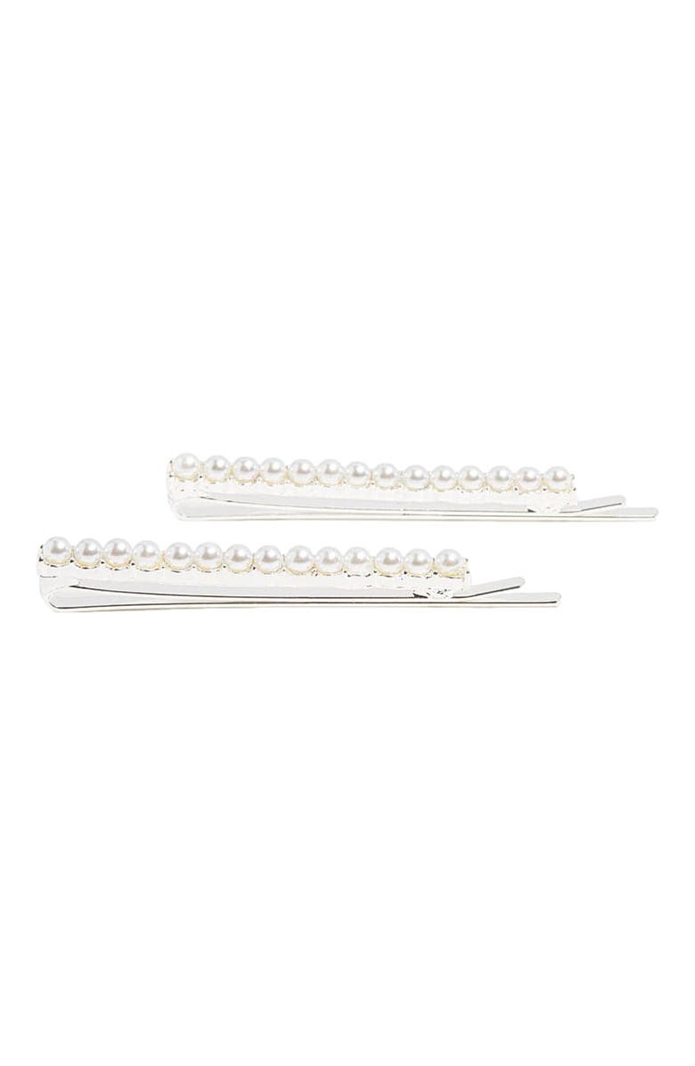 NUME Hair Pin Set, Main, color, Silver