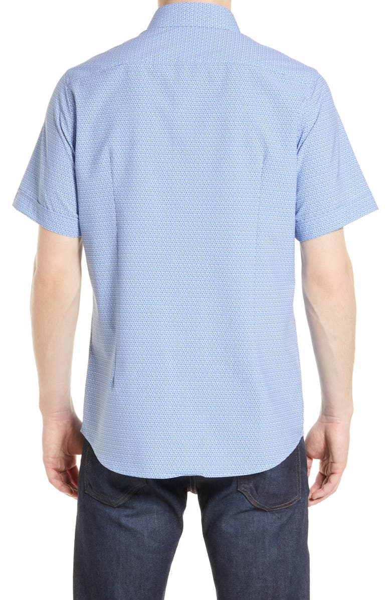 MOVE Performance Apparel Short Sleeve Button-Up Shirt, Alternate, color, 