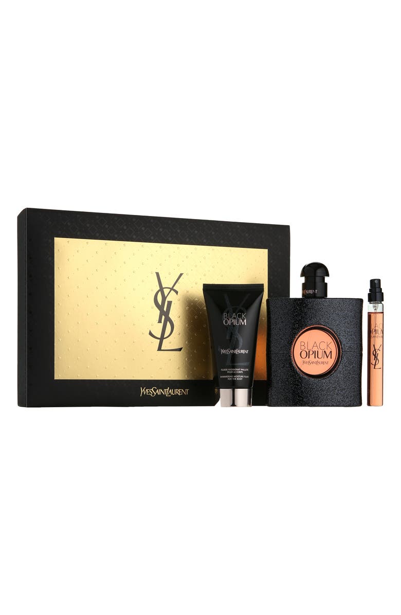 Yves Saint Laurent Black Opium Eau de Parfum Set, Main, color,