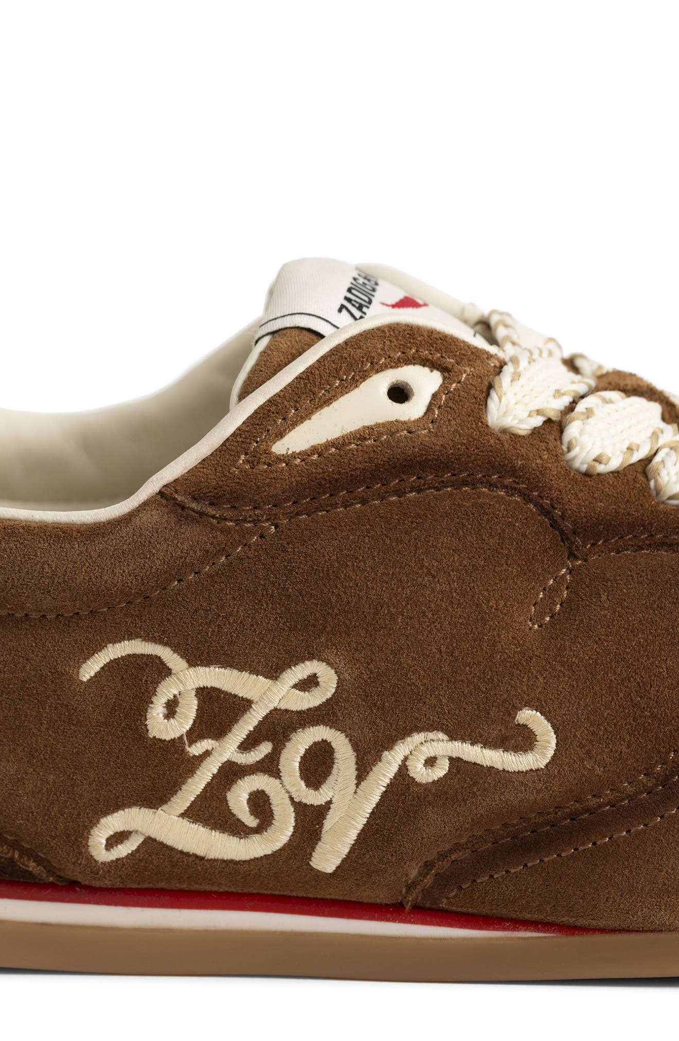 ZV DANCE SUEDE Lace-Up Sneaker, Alternate, color, COGNAC