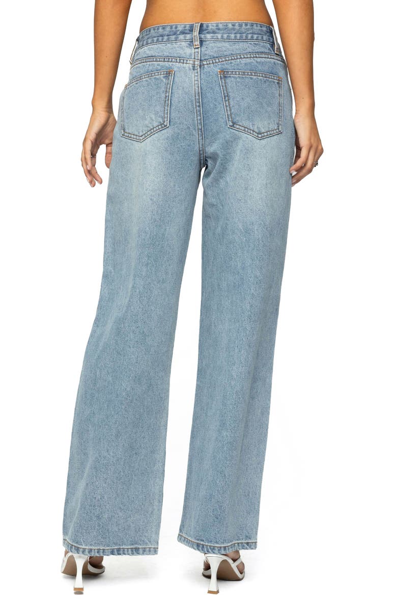 EDIKTED Ery Wide Leg Jeans, Alternate, color, Light-Blue