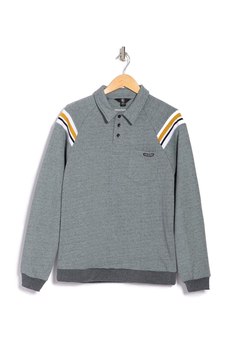 Volcom CJ Collins Crew Long Sleeve Polo, Alternate, color,