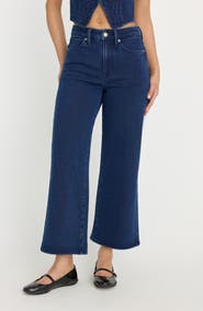 Good American Jeanius Crop Palazzo Jeans