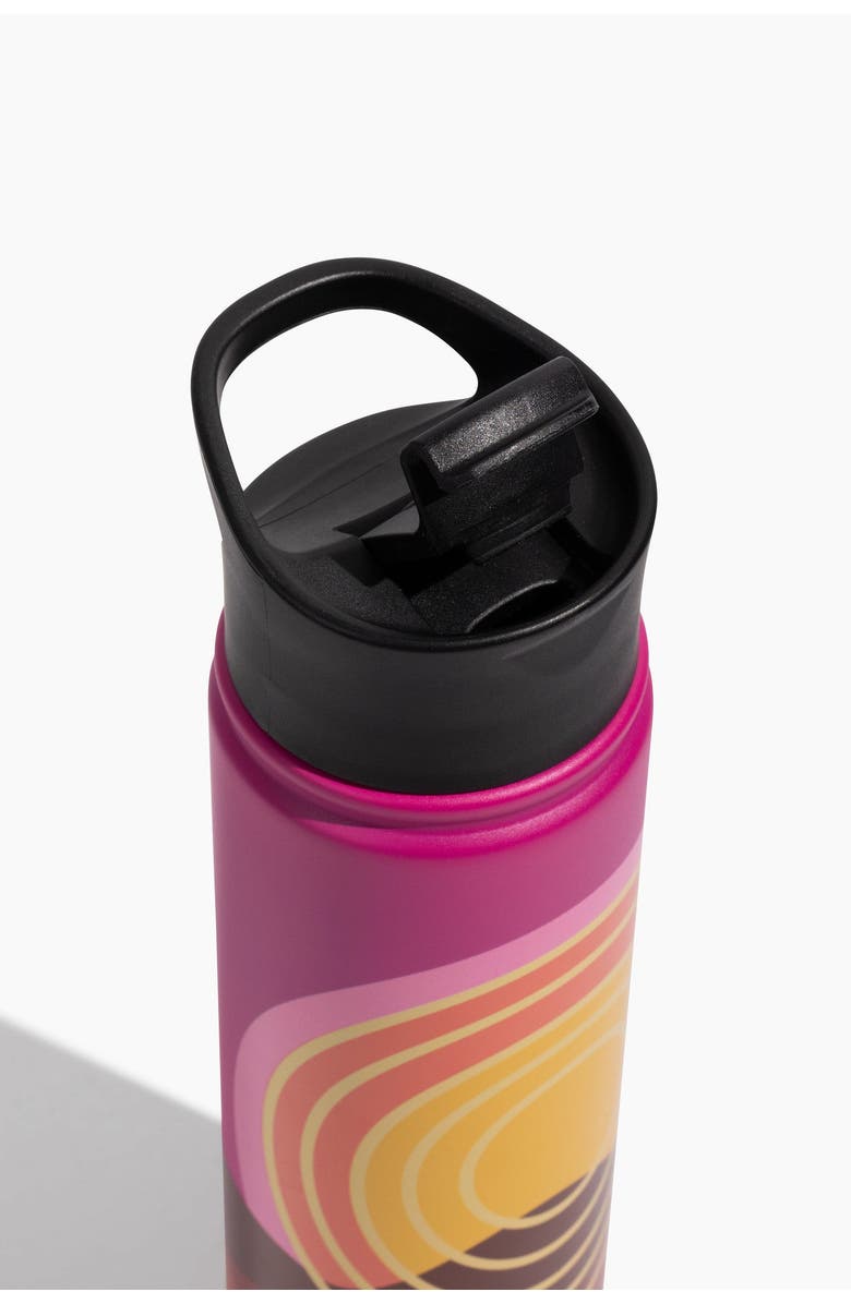 United By Blue 22 OZ Sunset Mountains Steel Bottle, Alternate, color, Beet Root