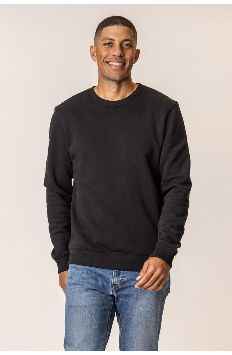 Vottera Organic Cotton Sweatshirts, Main, color, Black