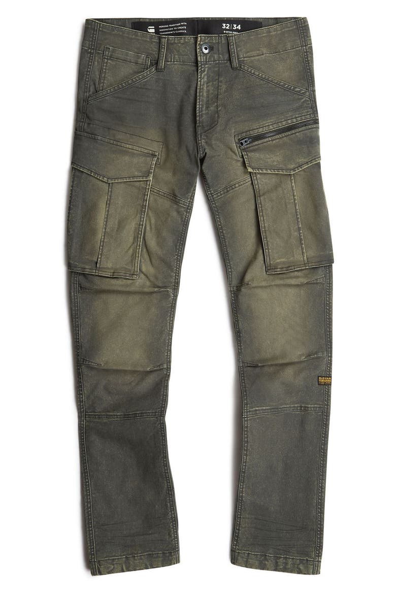 Rovic 3D Regular Fit Tapered Cargo Jeans, Alternate, color, VINTAGE DUST ASFALT