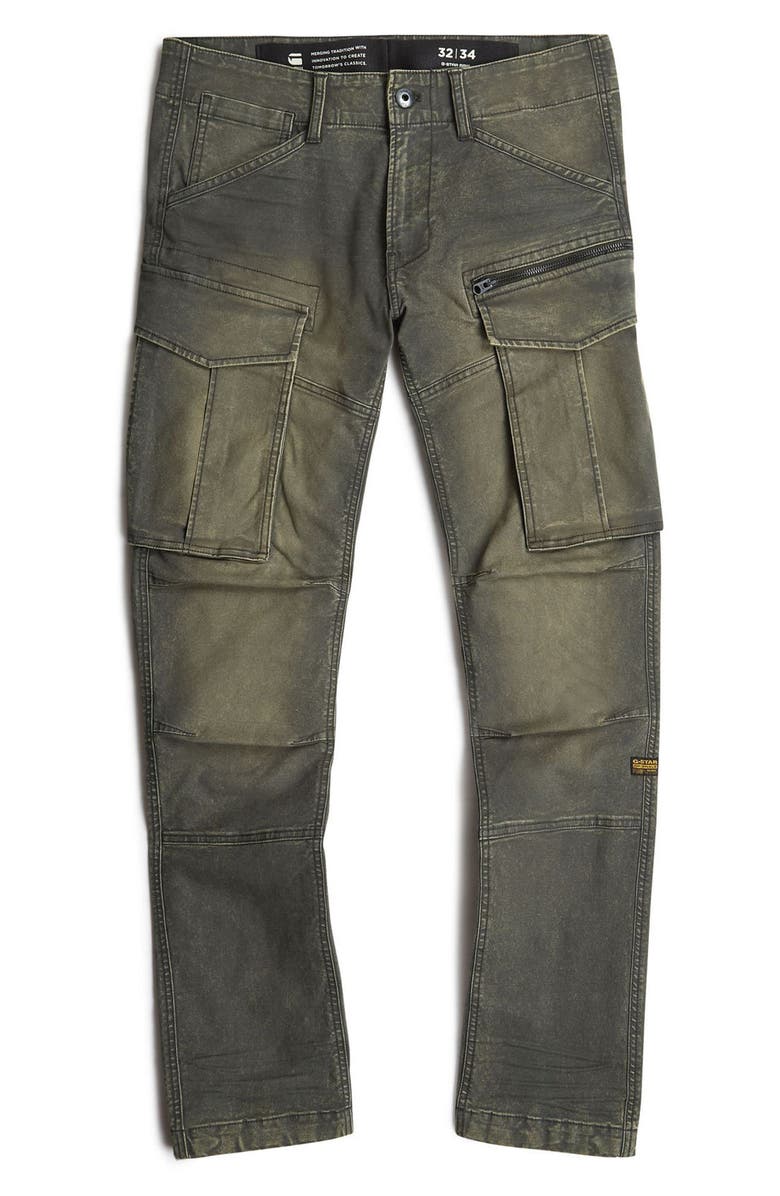 G-STAR Rovic 3D Regular Fit Tapered Cargo Jeans, Alternate, color, Vintage Dust Asfalt