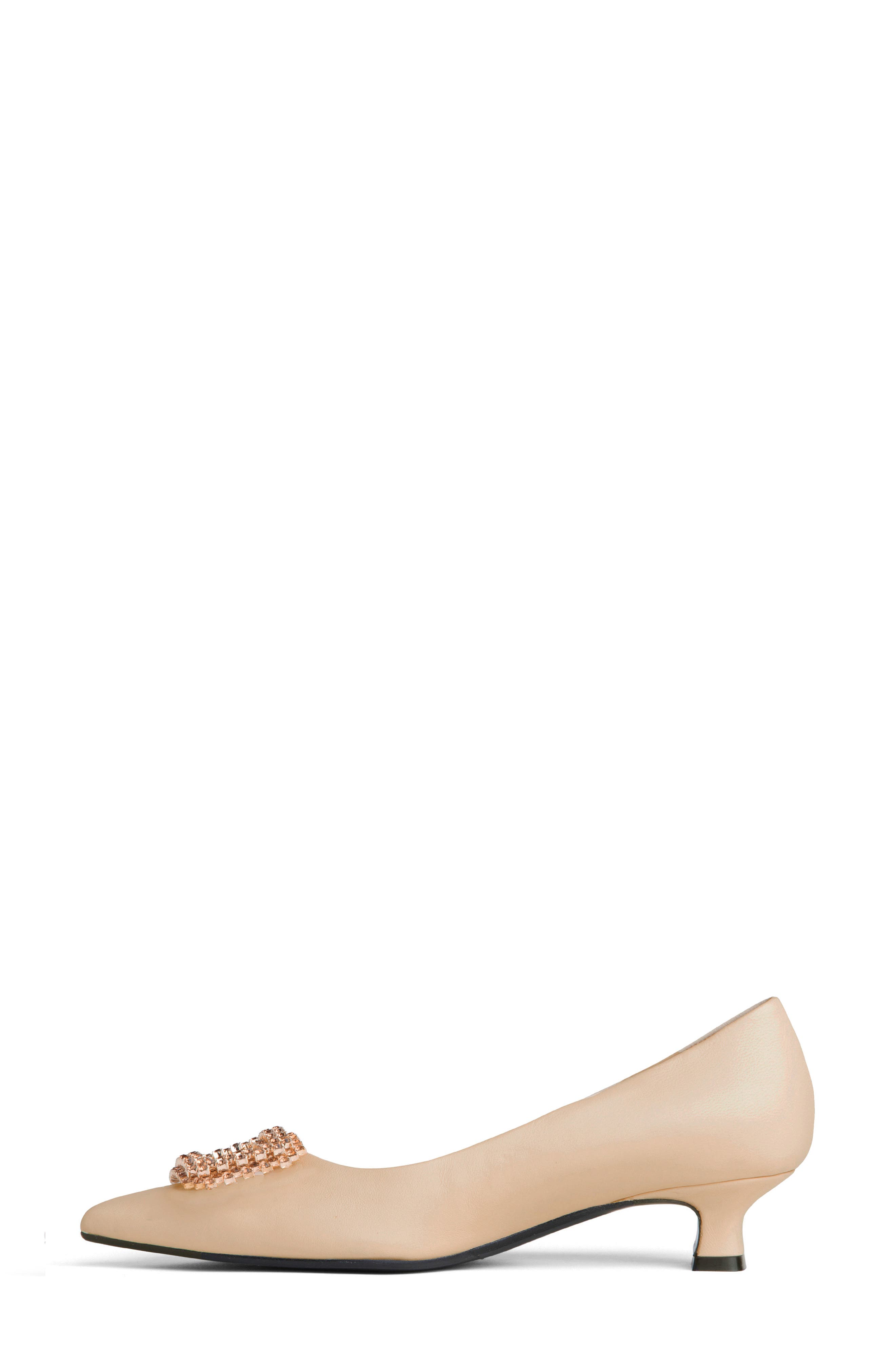 Elsie Pointed Toe Pump, Alternate, color, BEIGE