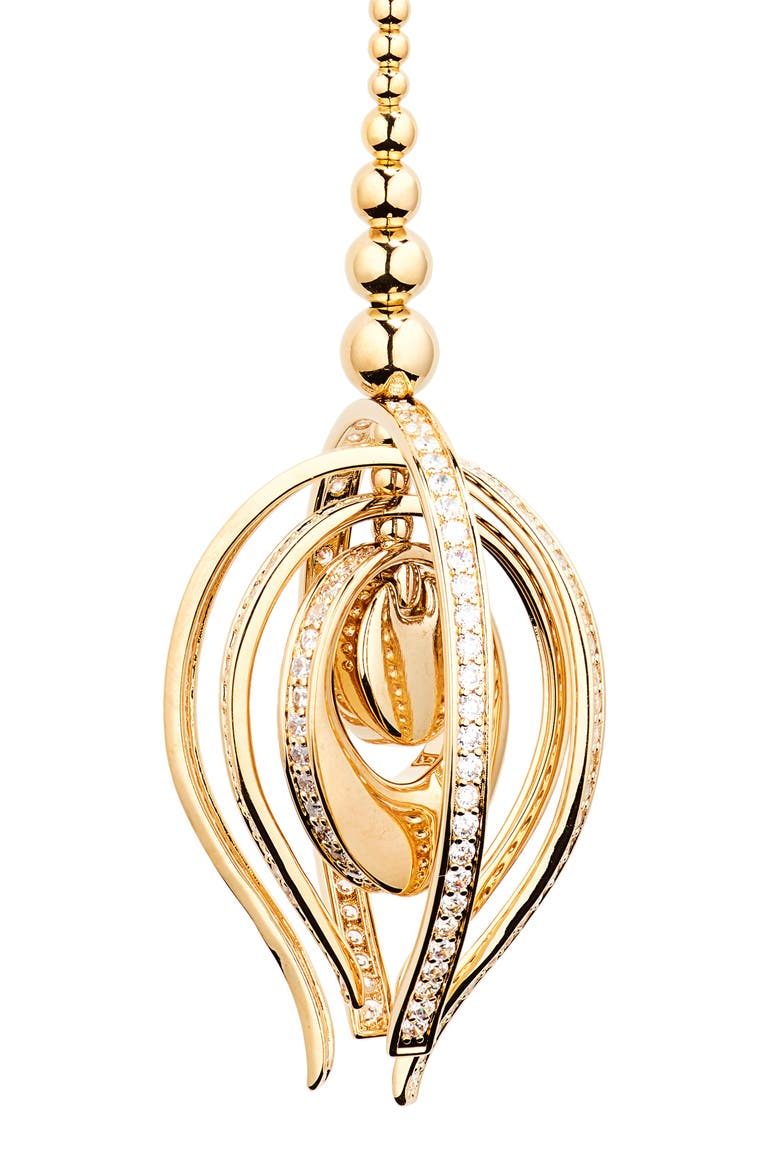 Muse Drop Earrings, Alternate, color, GOLD