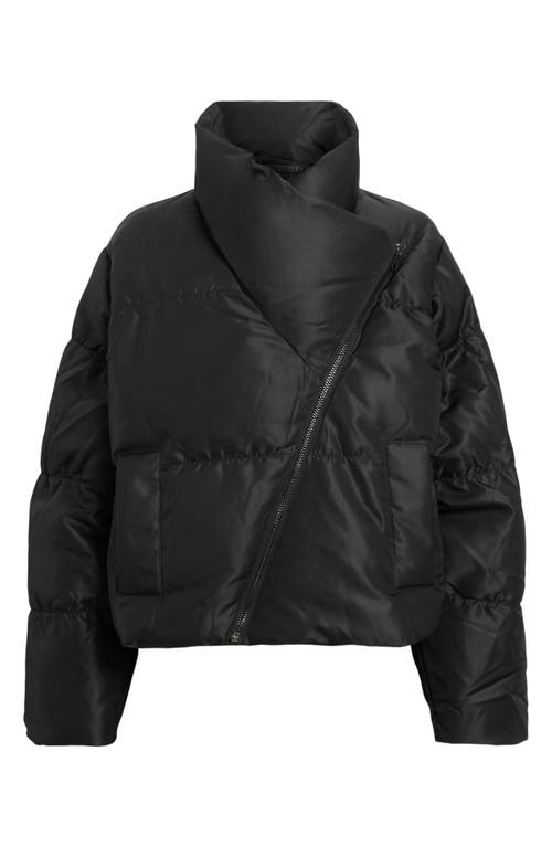 Shop Allsaints Nickol Puffer Jacket In Black