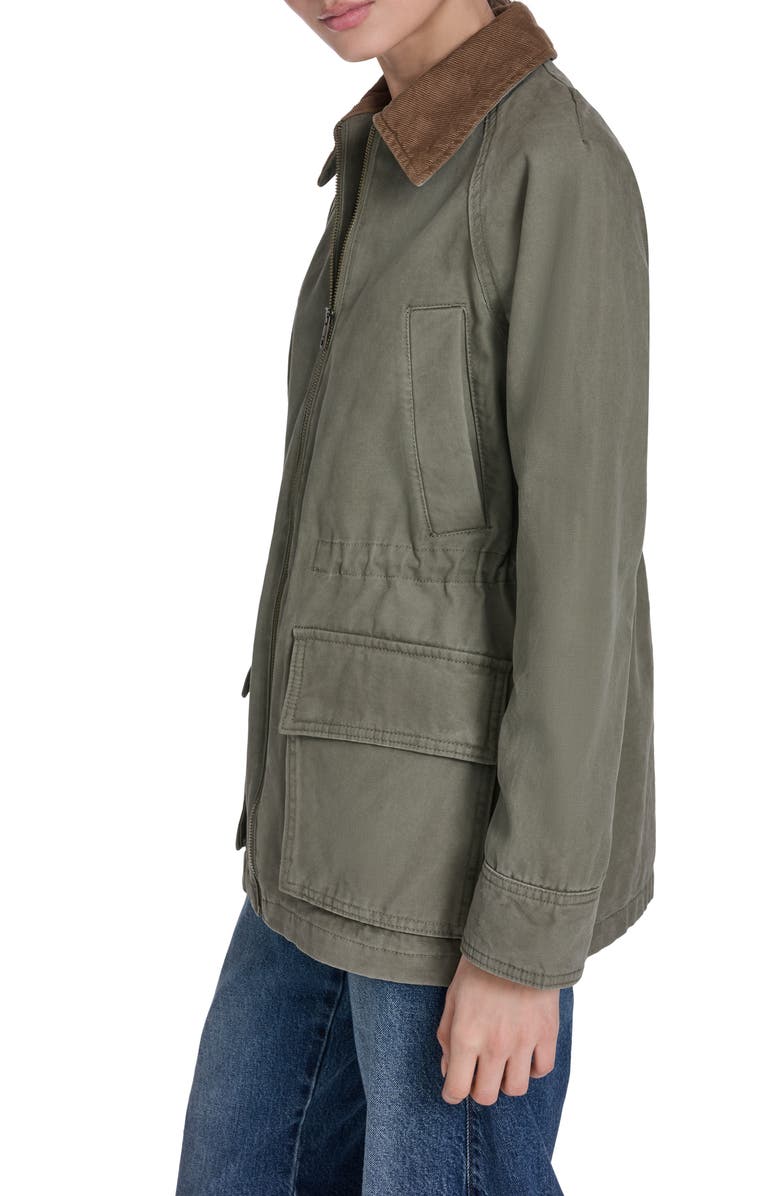 Levi's Cinched Barn Jacket, Alternate, color, Olive Night