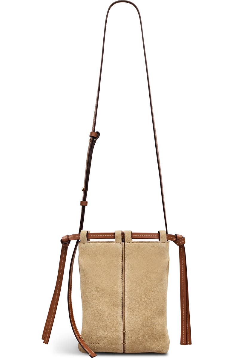 Radley The Connaught - Suede Small Open Top Crossbody Bag, Main, color, Sahara