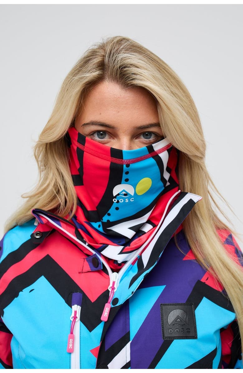 OOSC Neckwarmer - Fresh Prince Print, Alternate, color, Multicolored