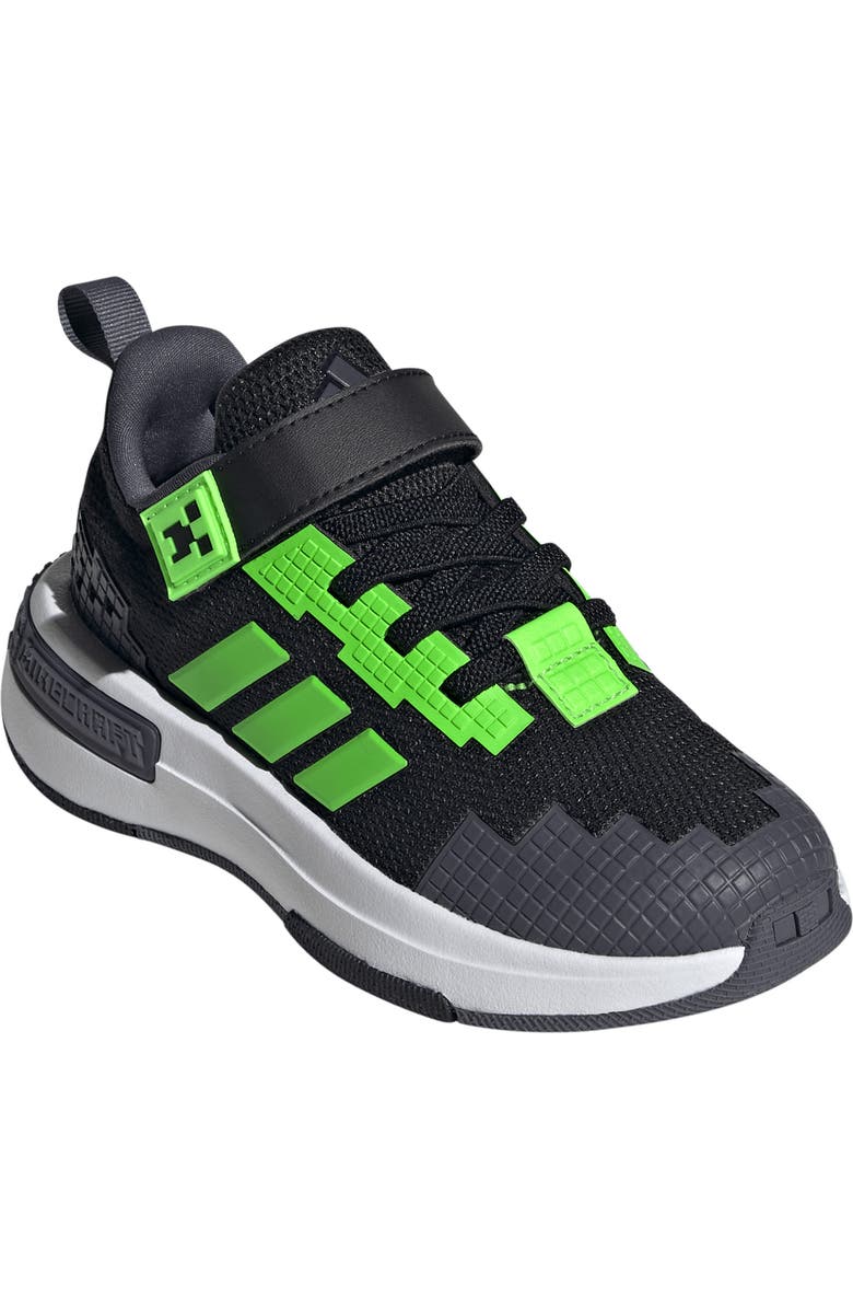 adidas Kids' Minecraft Sneaker, Main, color, Black/ White/ Aurora