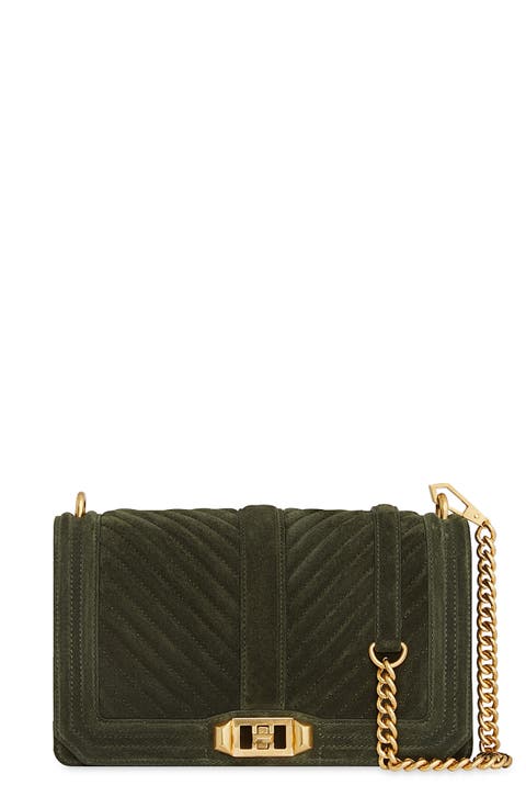 Love Chevron Quilted Leather Crossbody Bag
