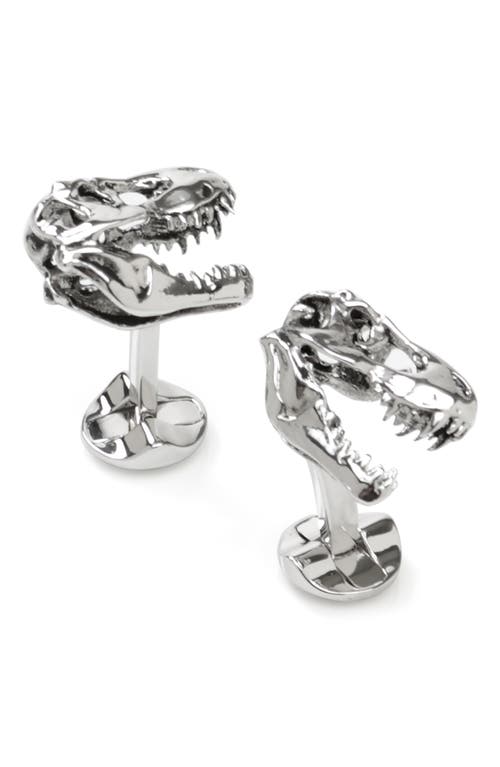 Cufflinks, Inc. T-Rex 3D Cuff Links in Silver 