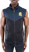 Maceoo Fairway Colorblock Zip-Up Golf Vest
