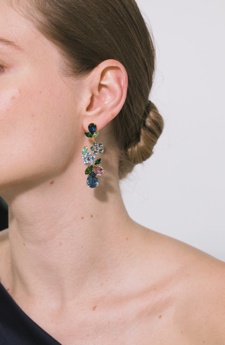 Jennifer Behr Martella Drop Earrings, Alternate, color, Sapphire Multi