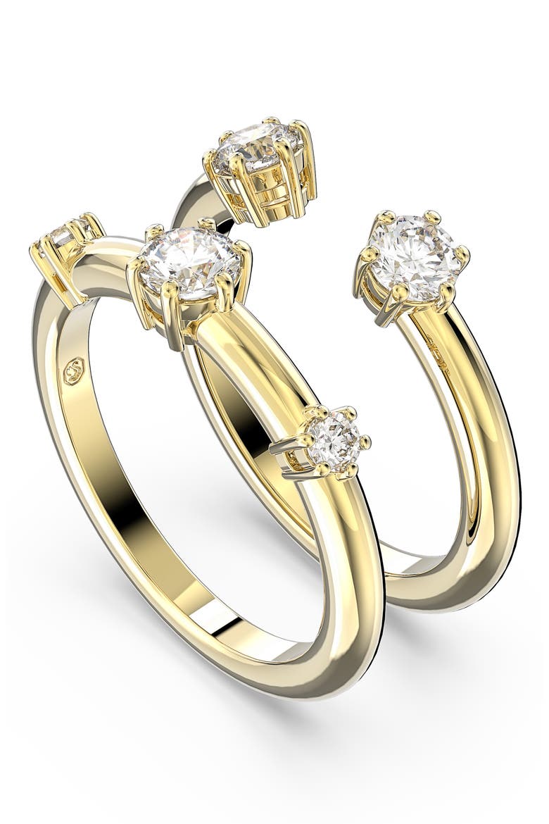 Set of 2 Constella Rings, Alternate, color, WHITE
